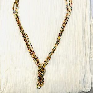 Huichol beaded necklace